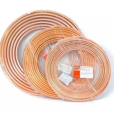 Bobine de tuyau de tube de cuivre d'ASTM B280 Cu de 3/8&quot; de 50FT/petit pain C10920