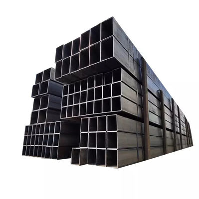 Section transversale de tube en acier SHS creux carré galvanisé S195 S235