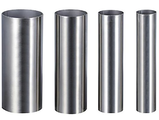 Tube sans couture des tuyaux d'acier 40mm de solides solubles 301 de décoration inoxydable de miroir