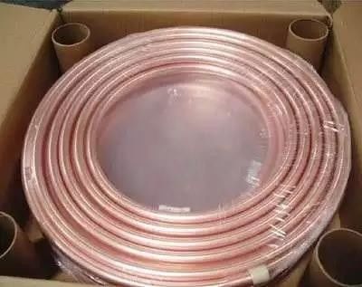 Bobine de tuyau de tube de cuivre d'ASTM B280 Cu de 3/8&quot; de 50FT/petit pain C10920