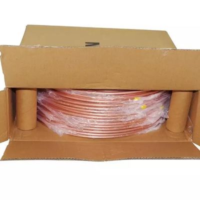 Bobine lumineuse 150mm de tuyau de tube de cuivre d'ASTM C12200 pour le matériel de réfrigération