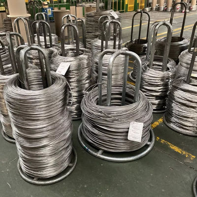 Fil à ressort en acier inoxydable 500 mm 316 dur brillant ASTM A582