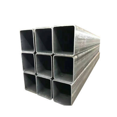 Section transversale de tube en acier SHS creux carré galvanisé S195 S235