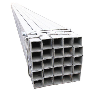Section transversale de tube en acier SHS creux carré galvanisé S195 S235