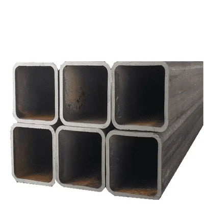 Section transversale de tube en acier SHS creux carré galvanisé S195 S235