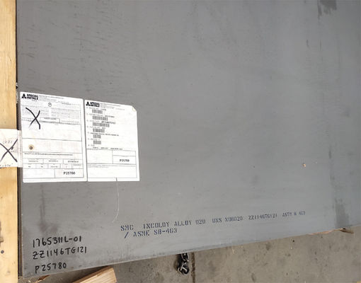 Alliage anticorrosion 20 N08020 4mm de plat de nickel 5mm