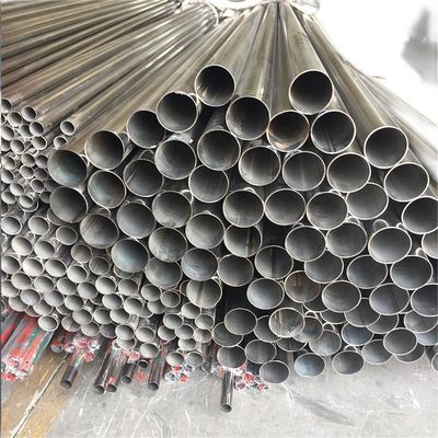 Le tuyau d'acier inoxydable d'ASTM A554 a soudé le mur 304 mince rond creux de 16m - de 200mm