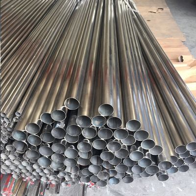 Le tuyau d'acier inoxydable d'ASTM A554 a soudé le mur 304 mince rond creux de 16m - de 200mm