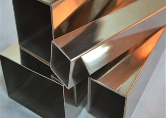 ASTM AISI 317L SS Steel Pipes 2b Finish Stainless Steel Rectangular Pipe 1mm