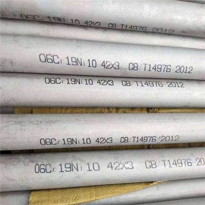 Tuyaux sans couture et tubes d'acier inoxydable d'AISI 6K 302